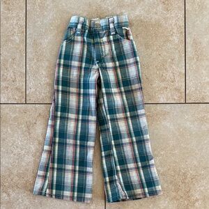 Kids girls plaid pants